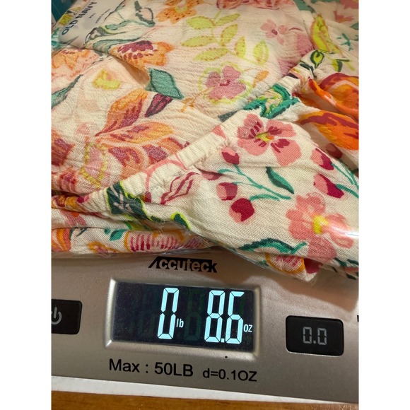 Old‎ Navy Women's XXL Floral Peasant Blouse 3/4 Sleeve V Neck Babydoll  Boho - Picture 8 of 8